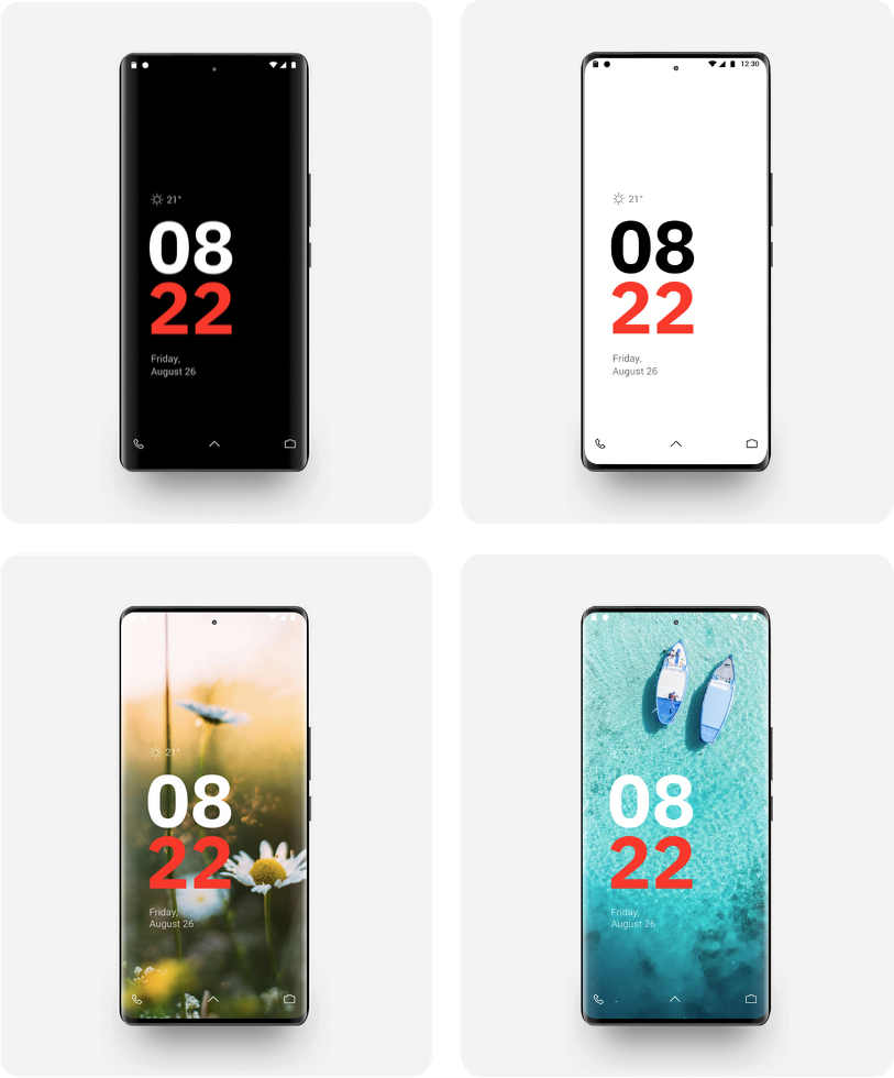 Themen auf dem Volla Phone